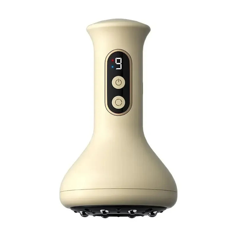 USB Rechargeable Guasha &amp; Hot Compress Handheld Massager — Abdomen, Arms &amp; Leg Relief