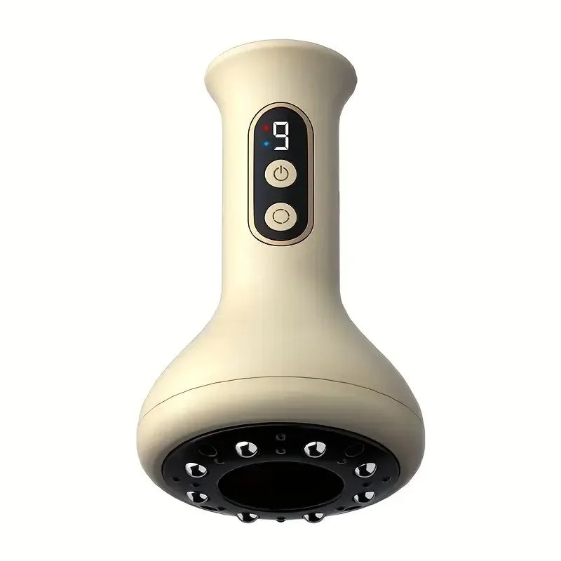 USB Rechargeable Guasha &amp; Hot Compress Handheld Massager — Abdomen, Arms &amp; Leg Relief