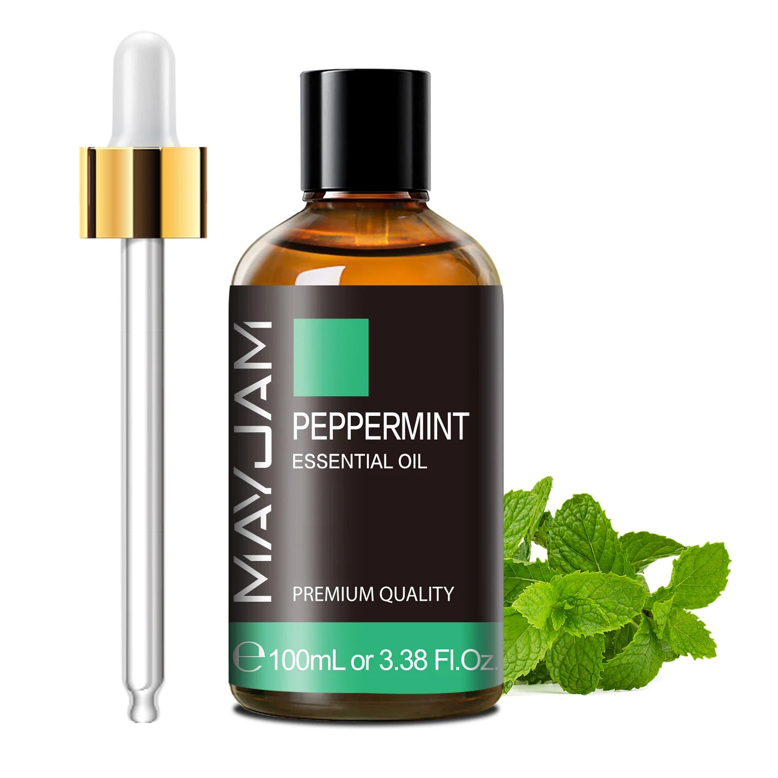 Pure Plant Essential Oil 100ml — Peppermint, Lavender, Frankincense &amp; More for Diffuser &amp; Aromatherapy