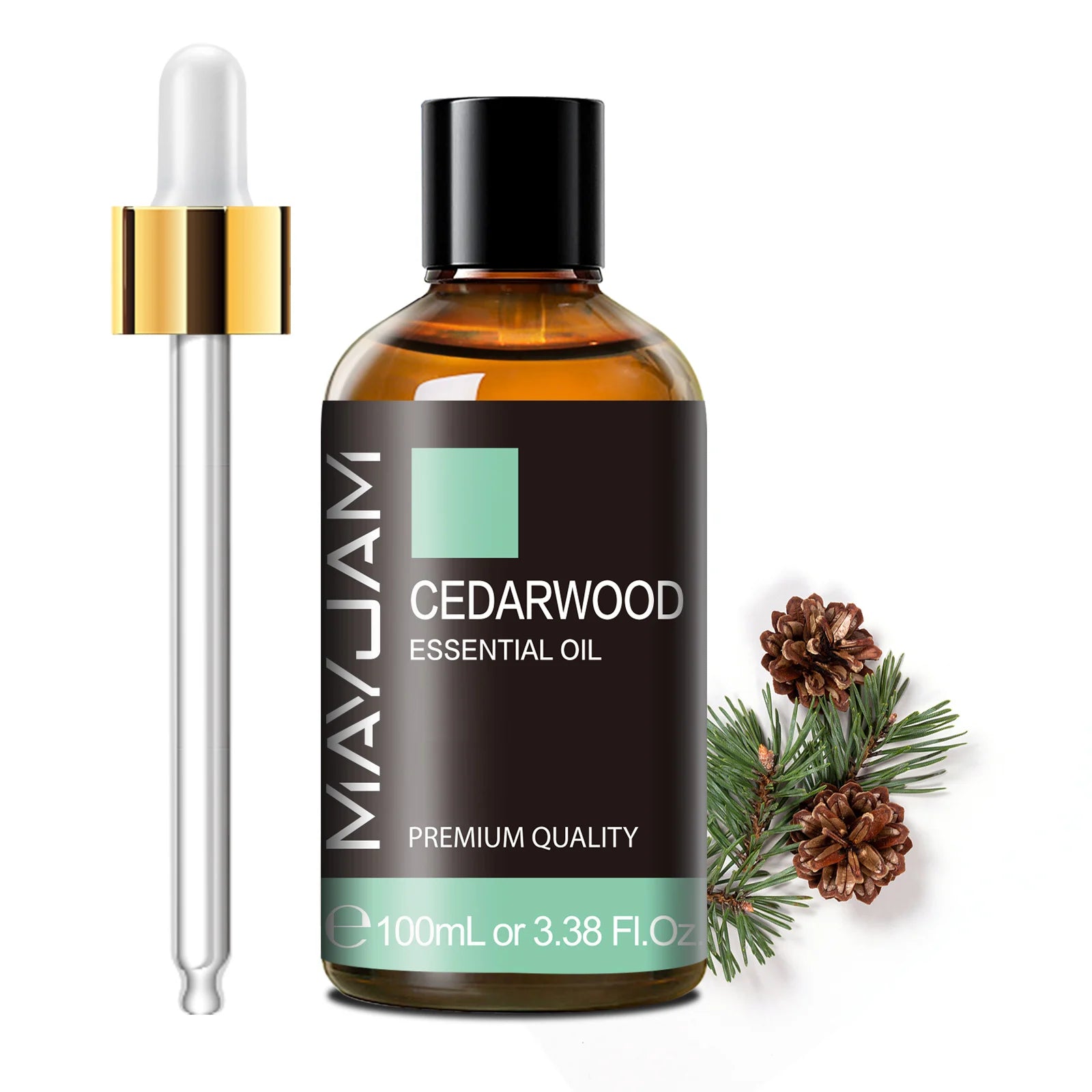 Pure Plant Essential Oil 100ml — Peppermint, Lavender, Frankincense &amp; More for Diffuser &amp; Aromatherapy