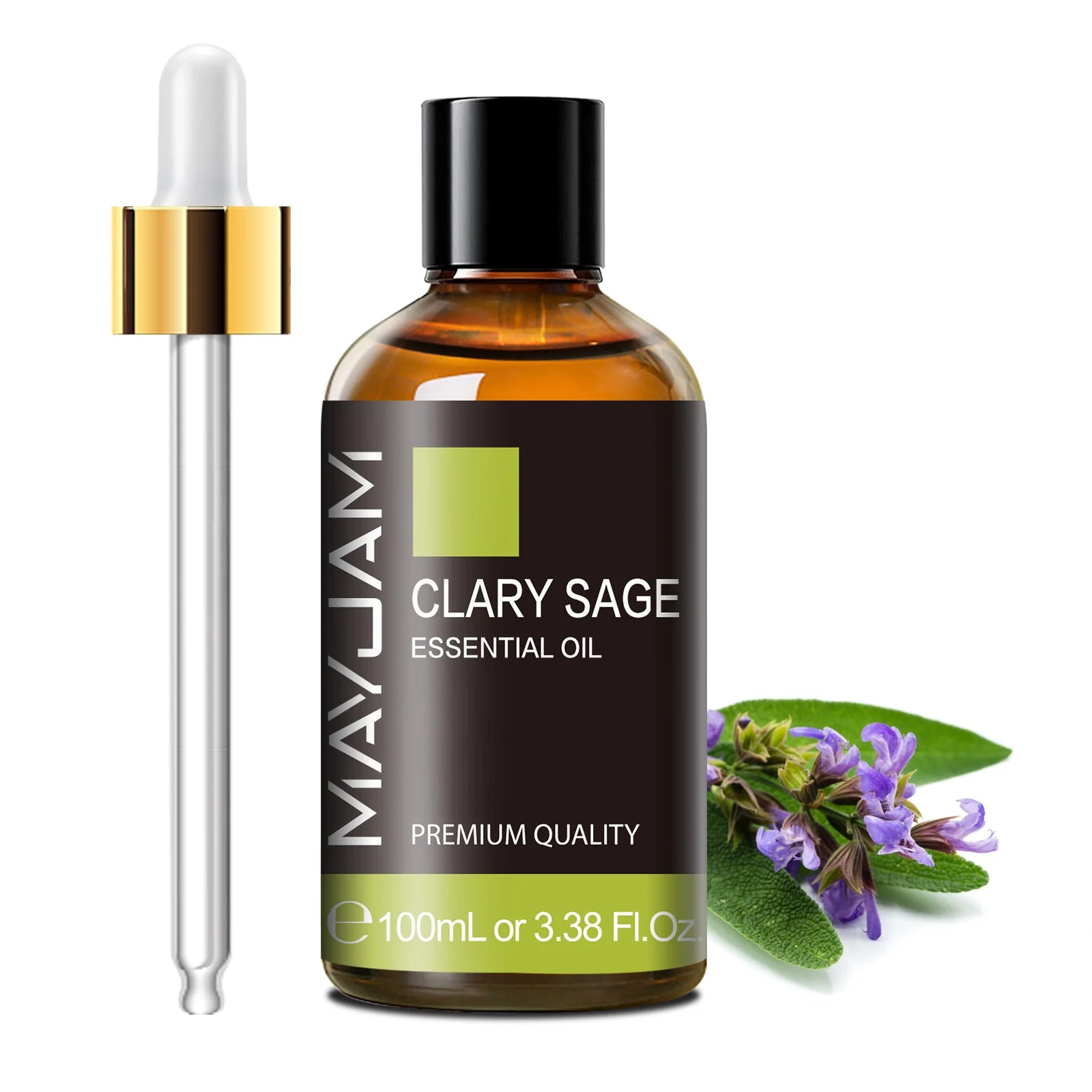 Pure Plant Essential Oil 100ml — Peppermint, Lavender, Frankincense &amp; More for Diffuser &amp; Aromatherapy