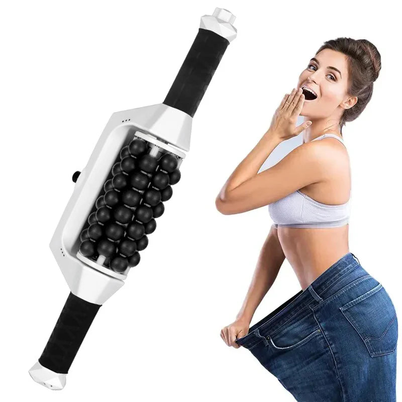 Rechargeable Anti-Cellulite Body Roller — High-Frequency Vibration Slimming Massage Machine