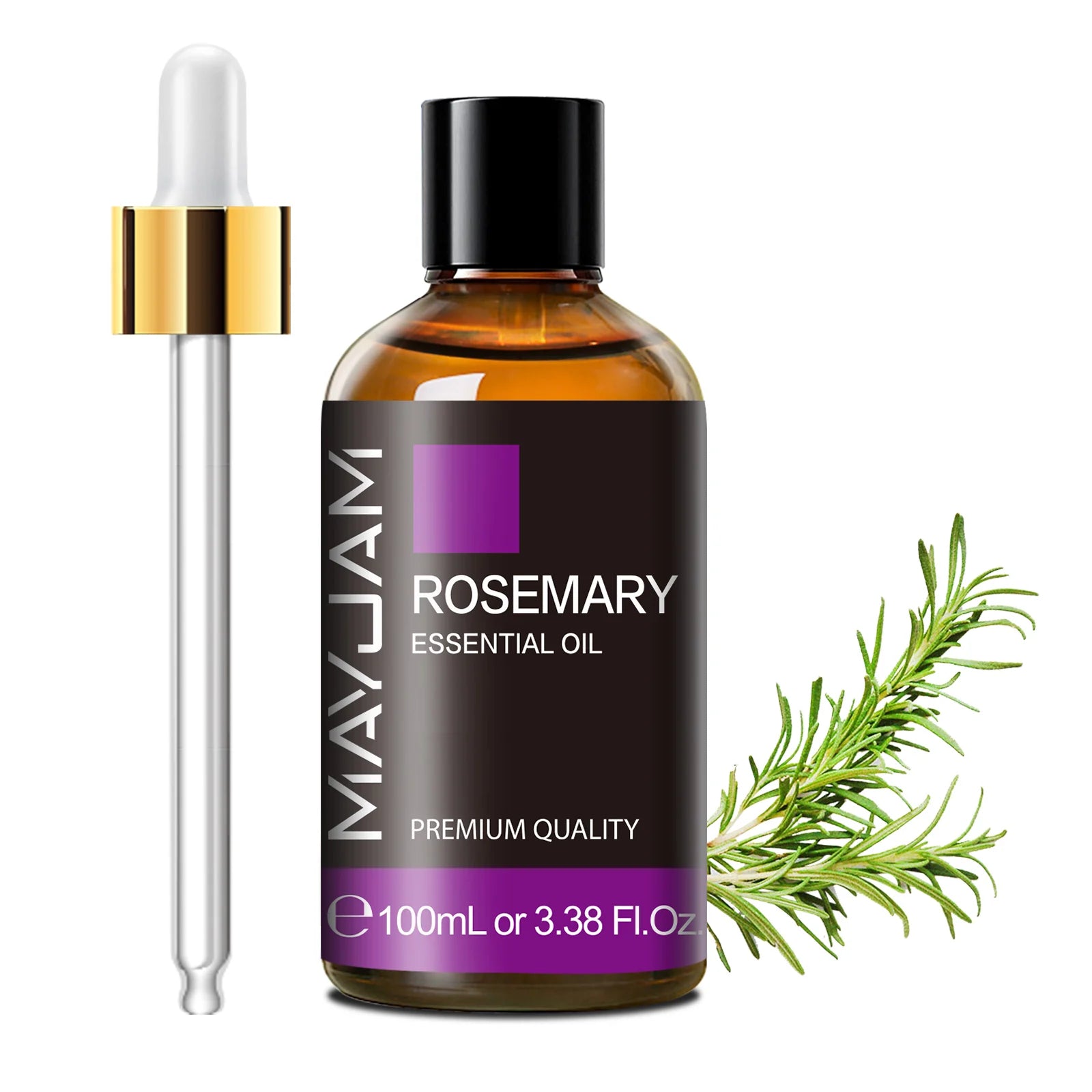 Pure Plant Essential Oil 100ml — Peppermint, Lavender, Frankincense &amp; More for Diffuser &amp; Aromatherapy