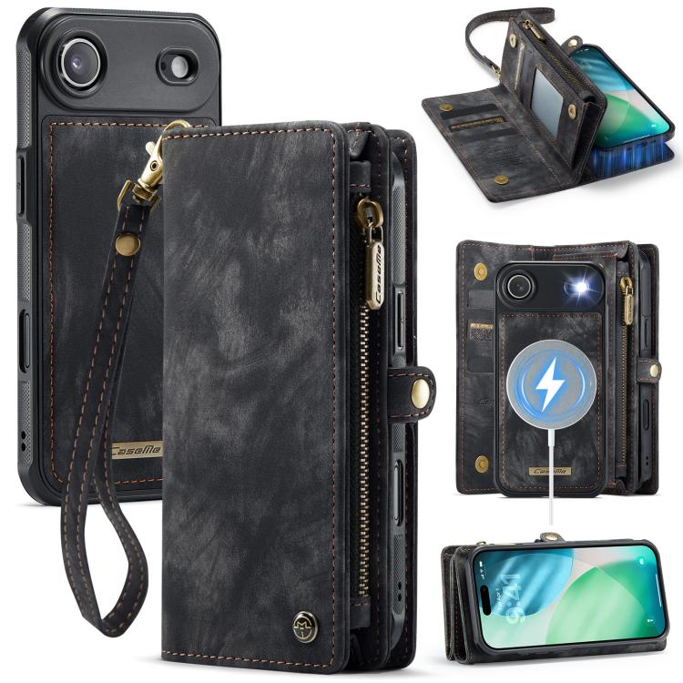 CaseMe 008 Detachable Multifunctional Leather Phone Case, For iPhone Air, For iPhone 16 Pro Max, For iPhone 16 Pro, For iPhone 16 Plus