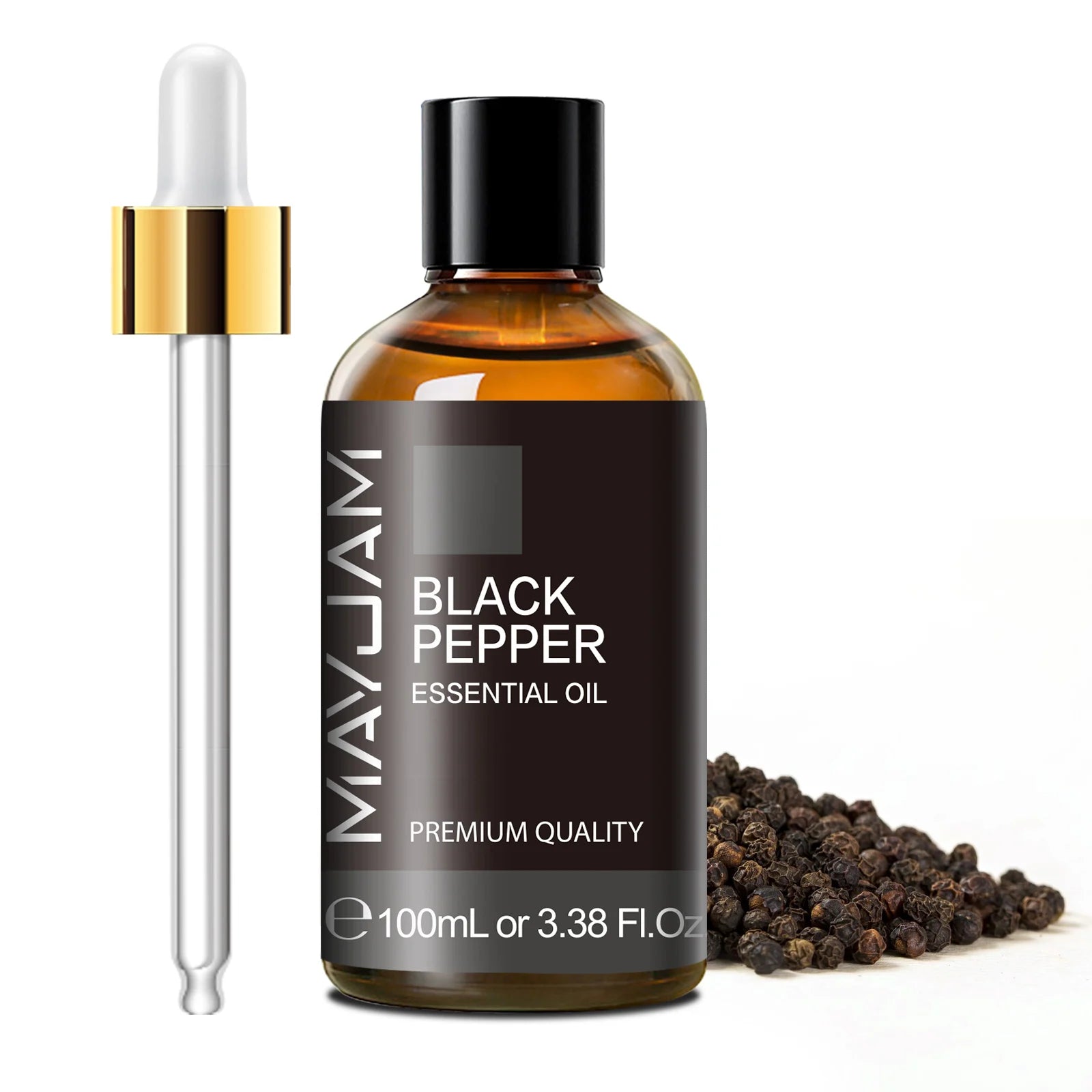 Pure Plant Essential Oil 100ml — Peppermint, Lavender, Frankincense &amp; More for Diffuser &amp; Aromatherapy