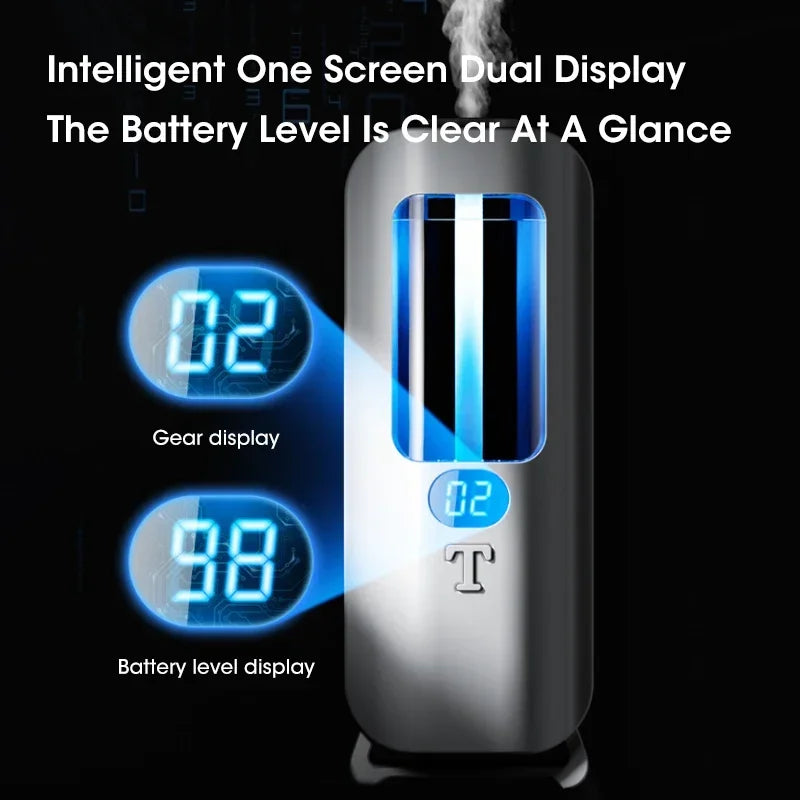 Rechargeable Portable Aroma Diffuser — 5 Modes, Cordless for Home, Car &amp; Office
