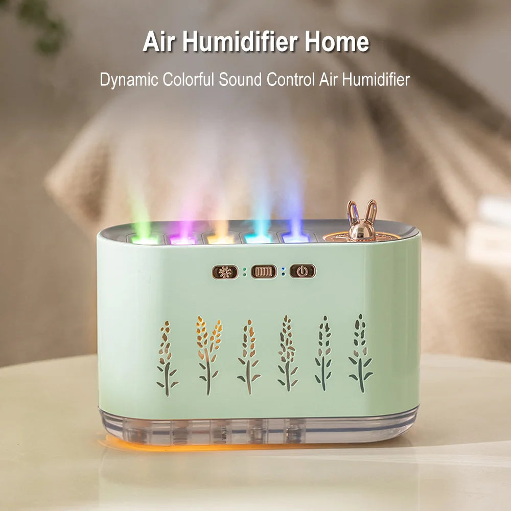 700ml USB Aroma Diffuser &amp; Humidifier — RGB LED Colorful Lights for Bedroom &amp; Home